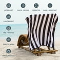 thumbnail image 3 of Casa Platino Beach Towel Set of 2, Light Weight, Quick Dry Towels, Large Beach Towels 30"x60", Beach Towel Set - Grey, 3 of 8