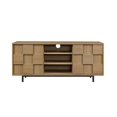thumbnail image 2 of 54.7" CHESKI Wood TV CABINET for TVs up to 55 inches - Oak, 2 of 6