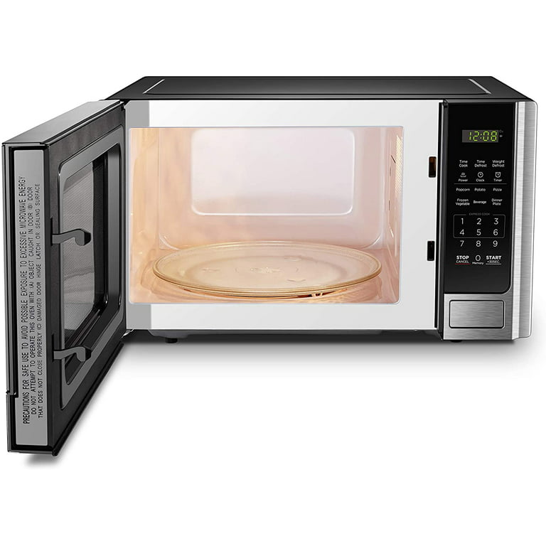 BLACK+DECKER Countertop Microwave Oven 0.9-Cu. Ft. 900-Watt  with Pull Handle, LED Lighting, Child Lock, Black: Home & Kitchen