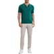 thumbnail image 2 of CAMISA POLO CLÁSICA DE HOMBRE INSPIRE CHIC PARA EL DÍA DEL PADRE, DE COLOR SÓLIDO, CORTA MANGA, CON CREMALLERA, AJUSTE SLIM, TALLA L, VERDE, 2 of 5