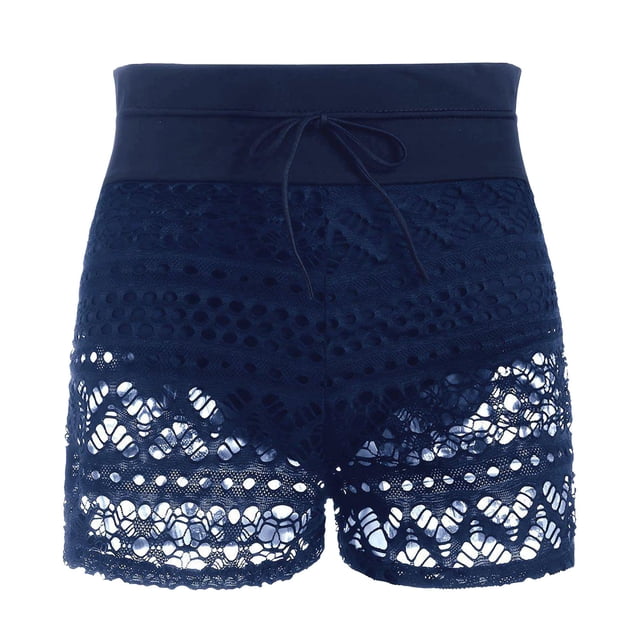 Parte inferior de tankini de encaje, pantalones cortos de baño para mujer, parte inferior de traje de baño de encaje, parte inferior de encaje para mujer, diseño de próxima generación