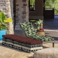thumbnail image 5 of Outdoor Chaise Cushion, 21 in x 72 in, Weather-Proof, Rain-Proof, Fade Resistant Patio Cushion for Chaise Lounger Onyx Cebu, 5 of 12