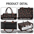 thumbnail image 4 of Large Capacity Tote Bag,Spooky Pumpkin Faces Halloween Pattern Handbag Fashion Luxury Tote Bag,15.7"x13"x 5.1" Inches,Laptop Compatible, 4 of 6