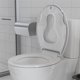 thumbnail image 2 of Round toilet seat - no wiggle, easy to install, blanca, 2 of 7