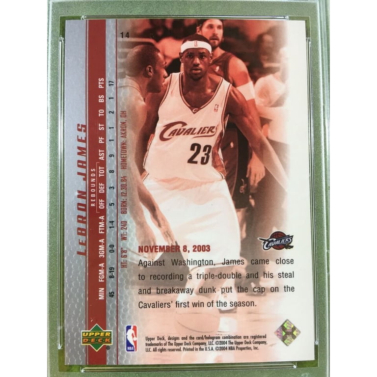 LEBRON JAMES ROOKIE CARD PSA 9 CAVS SP RC 2003 LeBron James