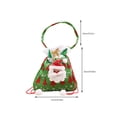 thumbnail image 4 of Bolsas de Navidad con cordón, joyería, soporte para aperitivos dulces, muñeco de nieve de Navidad, bolso de mano de buena costura, escaparate, Kits de decoración para fiestas Rojo/Muñeco de nieve Cateissary HA070240-02B, 4 of 6
