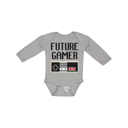 

Inktastic Future Gamer Gift Baby Boy or Baby Girl Long Sleeve Bodysuit