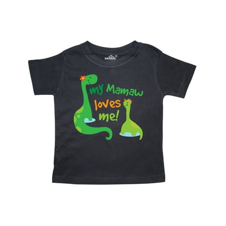 

Inktastic My Mamaw Loves Me Grandson Gift Gift Toddler Boy Girl T-Shirt