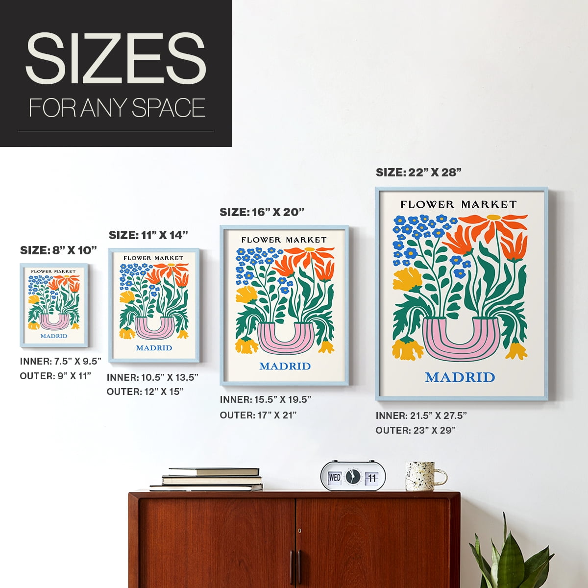 Matisse X Framed Print - Solid Wood