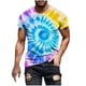 thumbnail image 2 of Tops para hombre, blusas y camisas de manga corta con cuello redondo para hombre, jersey informal de moda con estampado de cuello redondo para hombre, pantalones cortos deportivos para fitness, blusa, 2 of 5