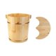 thumbnail image 2 of Cubo para baño de pies de madera, cubo para baño de pies, cubo para baño de pies hecho a mano, cubo para baño de pies estilo C, 2 of 9