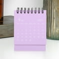 thumbnail image 3 of LULULION Desk Calendar 2024-2025 Purple Paper Monthly Organizer for Countdown Use, 3 of 5