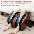 thumbnail image 2 of Costway Foot & Calf Massager Vibration Compression Electric Leg Massager Machine with Heat Red, 2 of 10