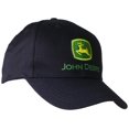 thumbnail image 1 of Gorra de béisbol con logo bordado de John Deere para hombre, color negro, 1 of 2