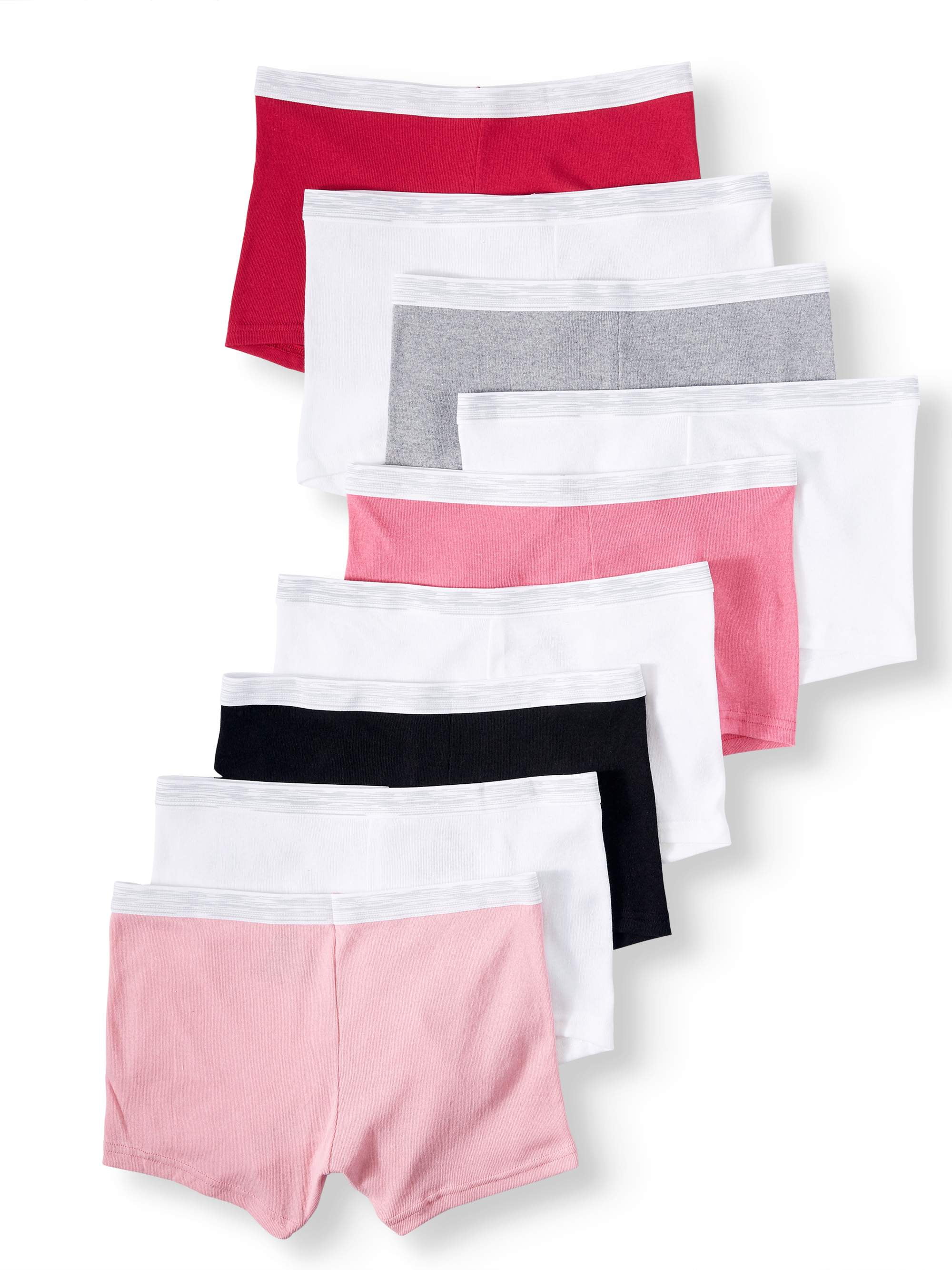 Hanes Women's Super Value Bonus Cool Comfort Sporty Cotton Boyshort