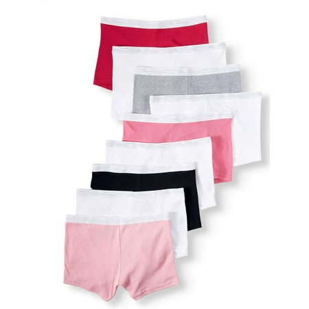 Size 7 Hanes Women's Super Value Bonus Cool Comfort Sporty Cotton Boyshort Underwear, 6+3 Bonus Pack