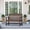 Brown, variant on 48" Outdoor Garden Bench, 550lbs Weatherproof HDPE Porch Seat, Black