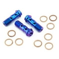 thumbnail image 6 of Titanium Double Banjo Bolt M10x(1.25mm) Race Spec Pack x3 (TIBANJOD10R-3), 6 of 6