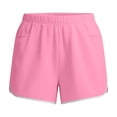 thumbnail image 4 of ZHYou Shorts for Women Stretch Waist Loose Lightweight Side Split Short Pants with Pockets,Pink,Size XL, 4 of 6