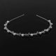 thumbnail image 2 of Wedding Bridal Rhinestone and Pearl Decorated Tiara / Hair Barrettes / Hairband / Hair Loop (Sliver), 2 of 3