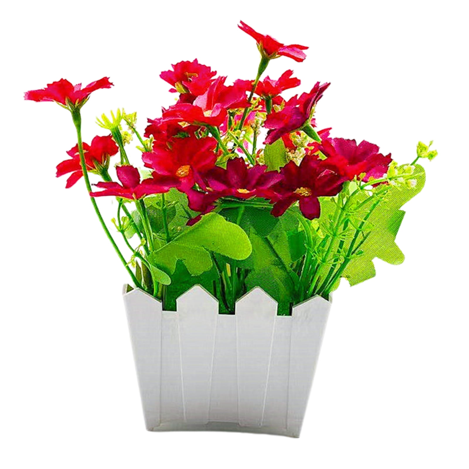 JFY 1 Set Artificial Plant Pot Chrysanthemum Flower Wedding Decoration
