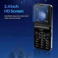 thumbnail image 3 of A50 Pro Flip Phone Dual SIM Card GSM Automatic Call Recording 2.4 Inch Screen Foldable Mobile Phone, 3 of 5