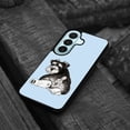 thumbnail image 4 of WIRESTER Shockproof Soft Rubber Cover Case for Samsung Galaxy S26+ / S26 Plus 6.7" 2026, Schnauzer Dog Butt Looking Back On Light Blue Background, 4 of 5
