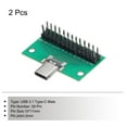 thumbnail image 3 of 2pcs Type C Male USB 3.1 26Pin Test PCB Board Adapter Double Sided Socket with Pin Header Connector, 3 of 4