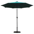 thumbnail image 1 of 9 ft. Umbrella with LED Lights - Hunter Green, 1 of 1