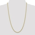 thumbnail image 2 of 14K Yellow Gold 2.75mm Diamond Cut Rope With Lobster Clasp Chain 16 IN, 2 of 6