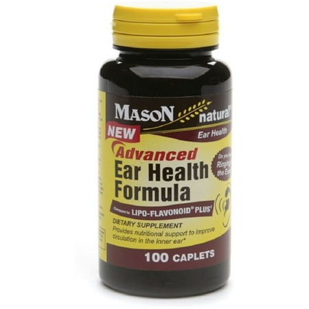 Mason Formula Complément alimentaire de santé naturels de l'oreille avancée, 100 count