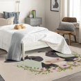 thumbnail image 3 of Cute Cow Printed Bedroom Rug,5x6 Area Rugs, Cartoon Cow Carpet Decorations, Cow Animal Kids Rugs for Living Room, Non-Slip Padded Washable Low Pile Cozy Easy Clean Pet Friendly Rugs 17&-147, 3 of 7