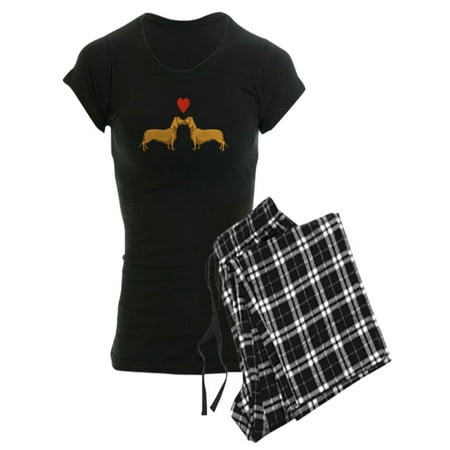 

CafePress - Loveable Dachshunds - Women s Dark Pajamas