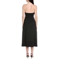 thumbnail image 2 of susana monaco womens  Strapless Bow Midi Dress, l, Black, 2 of 3