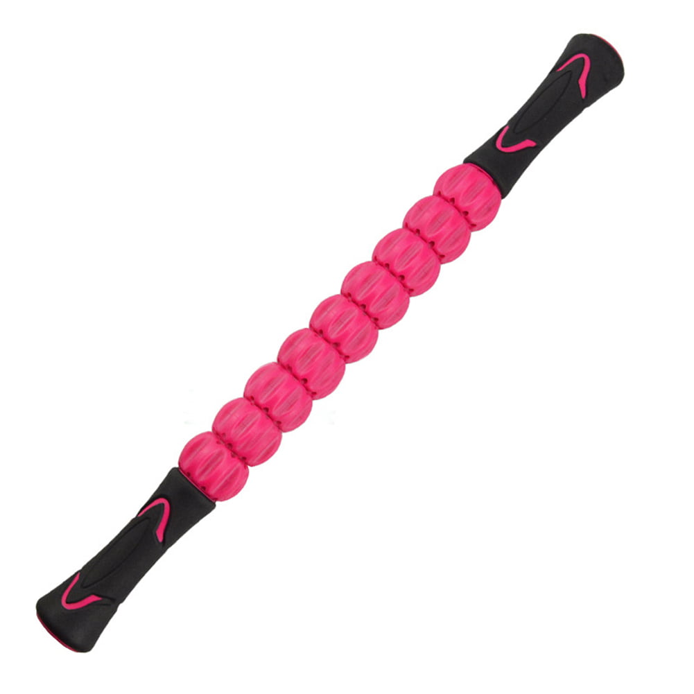 Fitness Yoga Massage Roller Muscle Relax Pain Relief Gear Stick Portable T UMN 