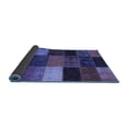 thumbnail image 2 of Ahgly Company Indoor Rectangle Patchwork Blue Transitional Area Rugs, 6' x 9', 2 of 4
