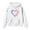 White, variant on Wxolcjlv Toddler Boys Hooded Sweatshirts Long Sleeve Heart Print Casual Pullover Hoodie With Pocket Unisex Soft Comfortable Sweatshirt Loose Outerwear For Kids Boys Girls,3 -4 Years
