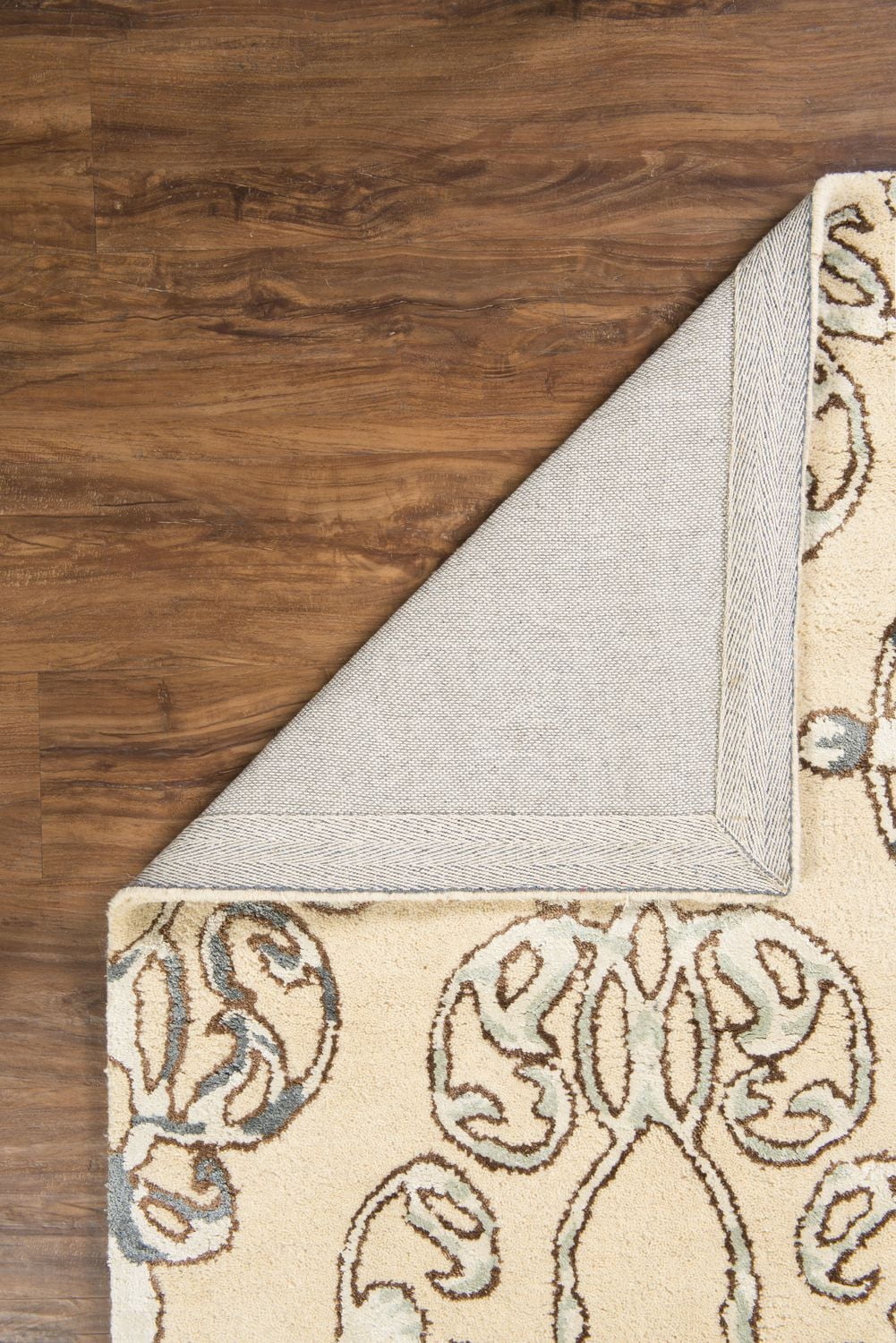 Aspire Wool Cameo Cream & Blue 5' x 8' Area Rug