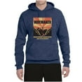thumbnail image 3 of WAYMAKER Miracle Worker Promise Keeper Inspirational/Christian Unisex Graphic Hoodie Sweatshirt, Vintage Heather Navy, 3X-Large, 3 of 5