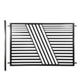 thumbnail image 4 of ALEKO Sofia Style Garden Yard Steel 16 feet Fence Set of 2 Panels Black, 4 of 9
