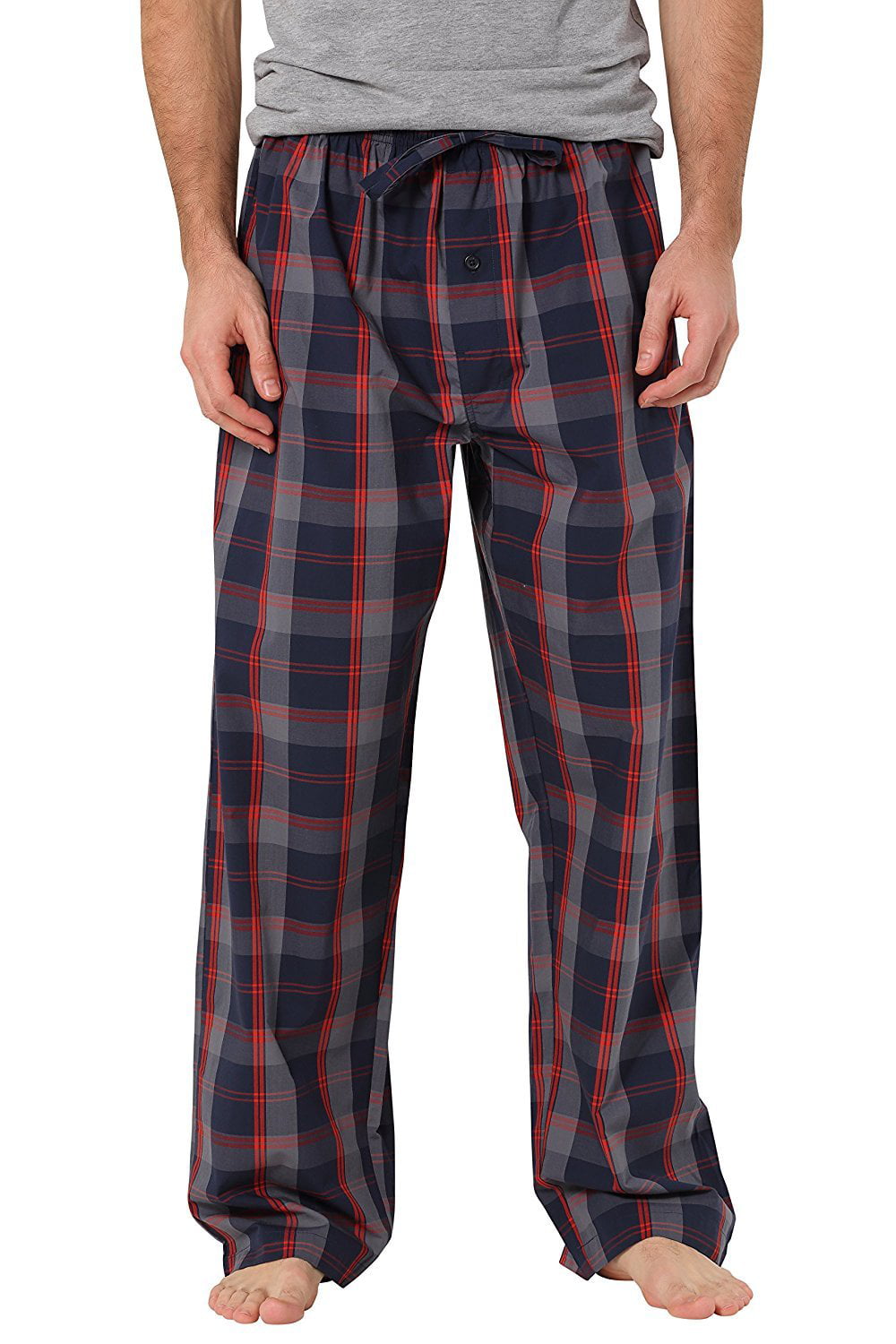 CYZ Men's 100% Cotton Poplin Pajama Lounge Sleep Pant - Walmart.com