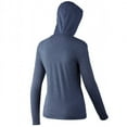 thumbnail image 2 of HUK Womens Waypoint Hoodie Barely Pink, Small, 2 of 3