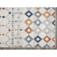 thumbnail image 3 of Abani Casa Collection 6' x 9' Multicolor Moroccan Linear Modern Area Rug, 3 of 5