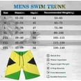 thumbnail image 6 of Mens Swim Trunks Quick Dry Swim Beach Shorts Mesh Lining Swimwear Bathing Suits with Pockets Jamaican, 6 of 6