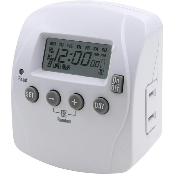 Prime 125V Indoor 7-Day Digital Timer TND002