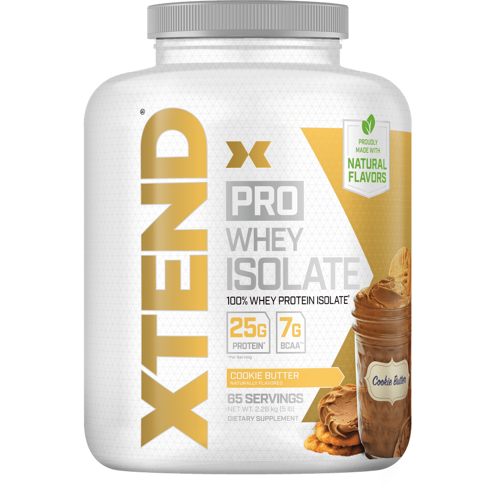 Xtend Pro 100 Whey Protein Isolate Powder with 7g BCAA & Natural