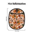 thumbnail image 3 of Pofeuu Autumn Fox Pumpkin Lazy Print Silicone Pot Mat Mitten With Hanging Loop Heat Resistant Oven Mitts Non-Slip Bbq Baking Smoking Potholders, 3 of 7