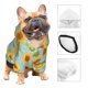 thumbnail image 3 of Fotbe White Polka Dot Sunflower A Sudadera con Estampado para Perros Pequeños – Suéter con Capucha para Mascotas, Tela Suave de Forro Polar con Bolsillo-X-Large, 3 of 7