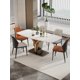 thumbnail image 5 of Italian luxury natural super crystal table chair combination marble rectangular table simple modern My Lux Decor Round, 5 of 8