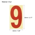 thumbnail image 2 of Uxcell 2.17 Inch Reflective Mailbox Numbers Sticker 0 - 9 Adhesive Address Number Red 3 Set, 2 of 4